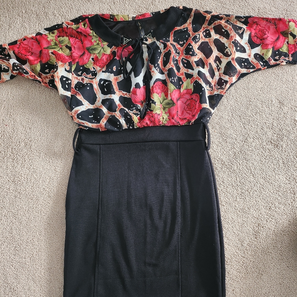 Cute black Midi dress